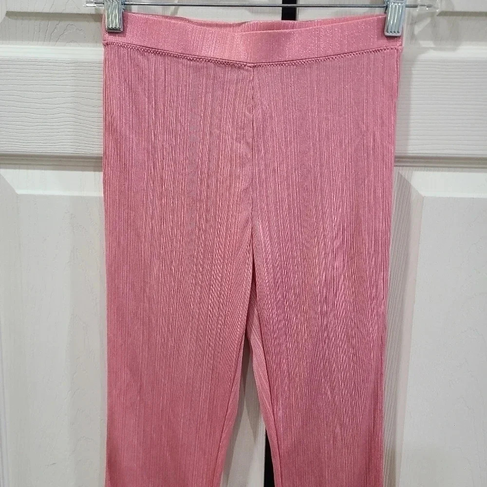 Poster Grl Size XS Disco‎ Pants Festival Rave Pink Shimmer Barbiecore Dolls Kill - Picture 3 of 11